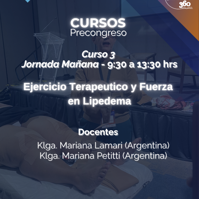 Curso III: Ejercicio terapéutico y fuerza en lipedema