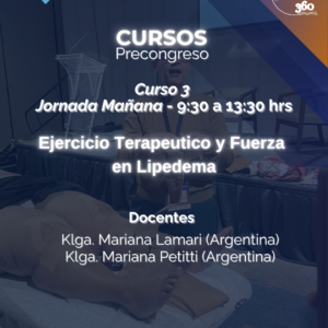Curso III: Ejercicio terapéutico y fuerza en lipedema