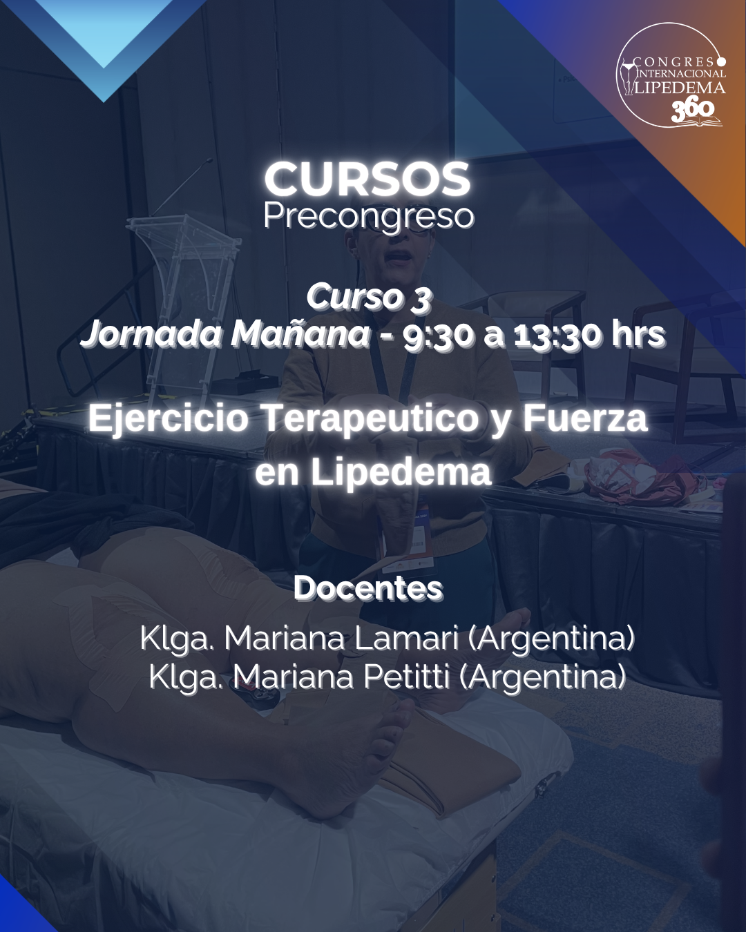 Curso III: Ejercicio terapéutico y fuerza en lipedema